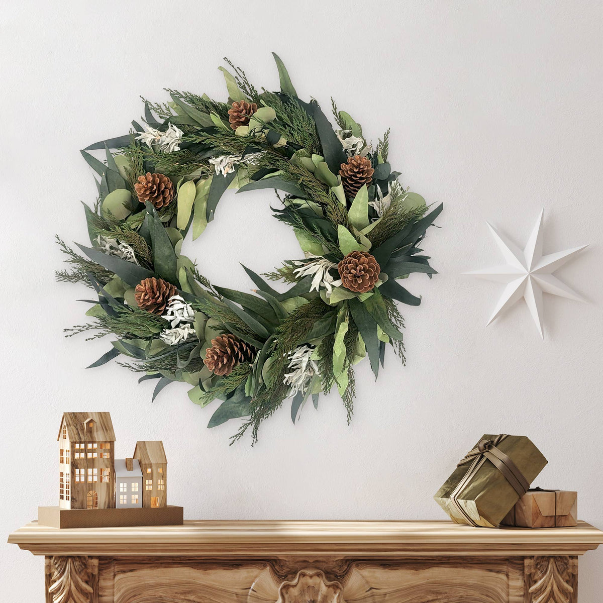 Winter Sage Holiday Wreath