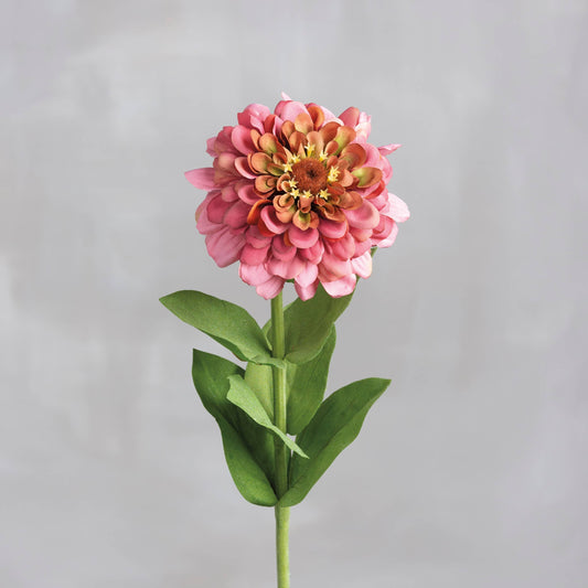 Pink Zinnia Floral Pick