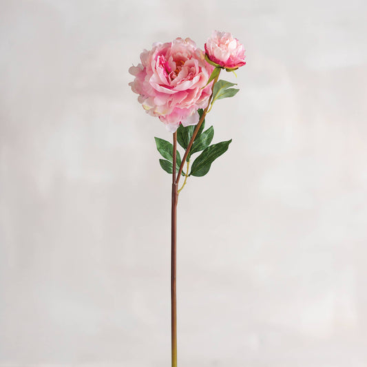 Light Pink Peony Floral Pick