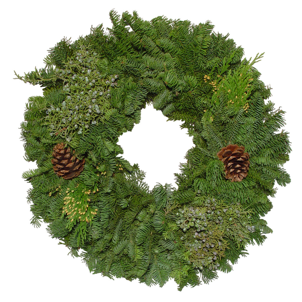 Mixed Green Wreath- Local Pickup Only- Available 11/26!