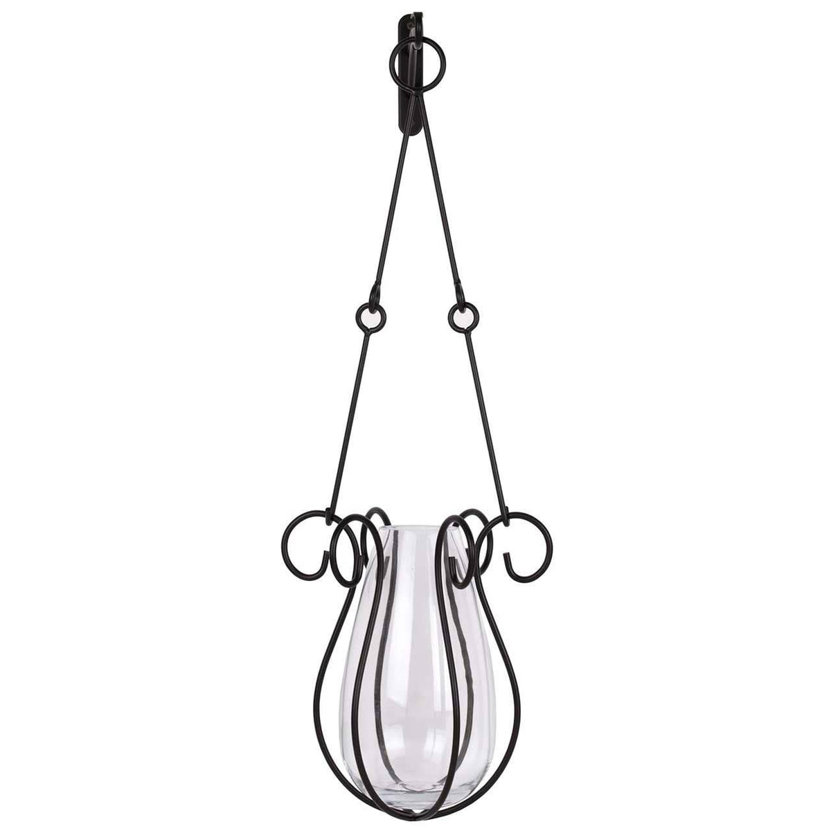 31" Hanging Basket & Drop Vase