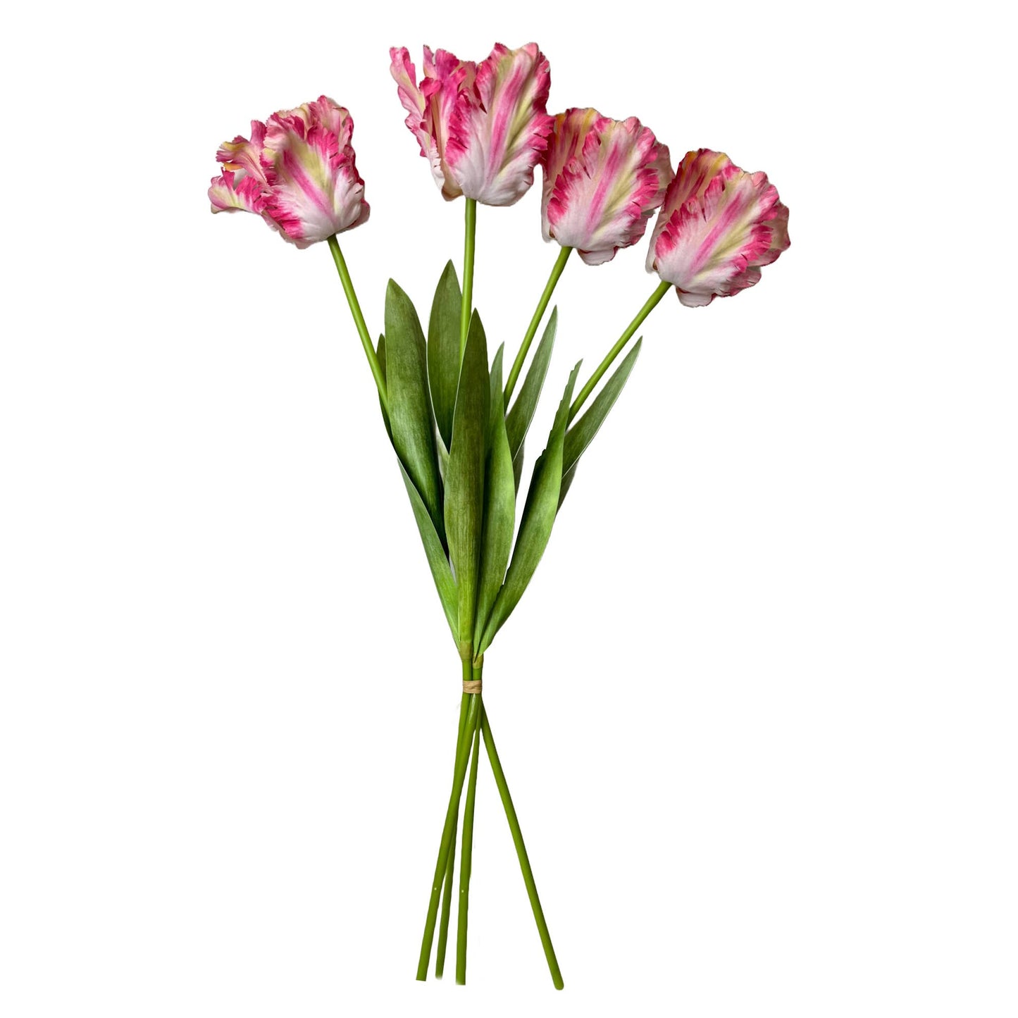 27" Artificial 3-D printed Soft Touch Parrot Tulip