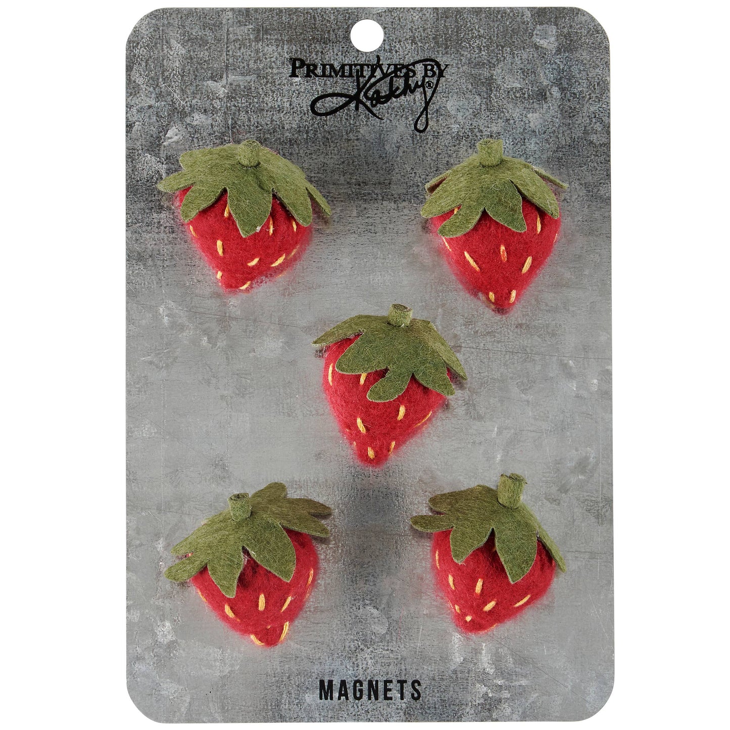 Strawberry Felt Magnets