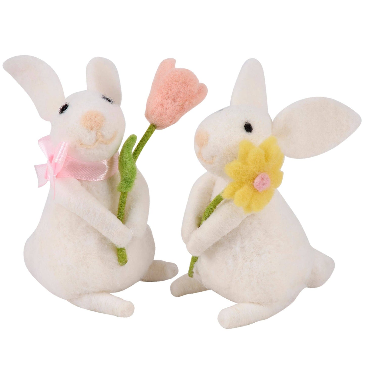 Flower Bunnies Critter Set