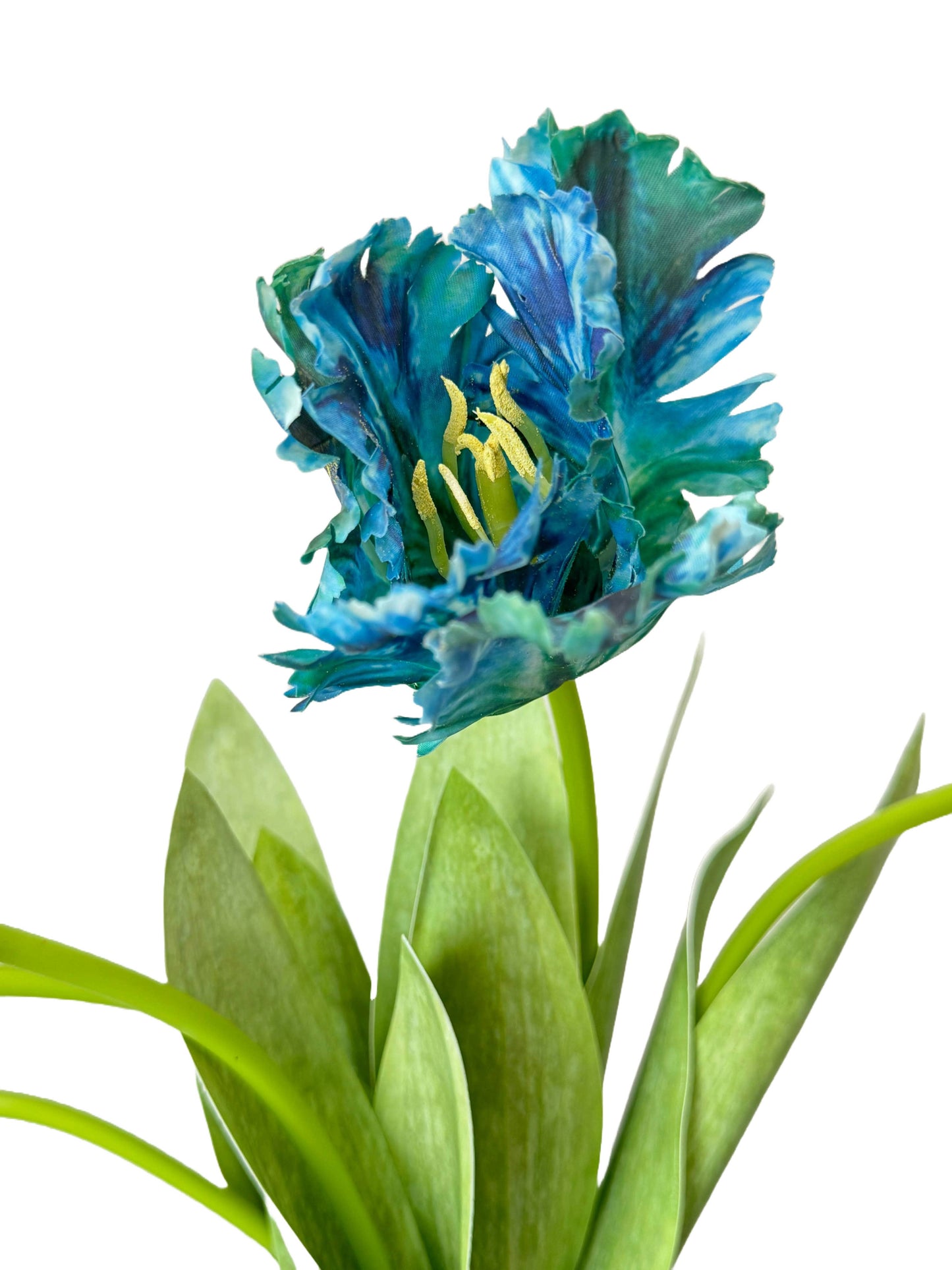 27" Artificial 3-D printed Soft Touch Parrot Tulip