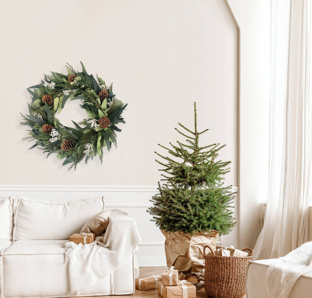 Winter Sage Holiday Wreath