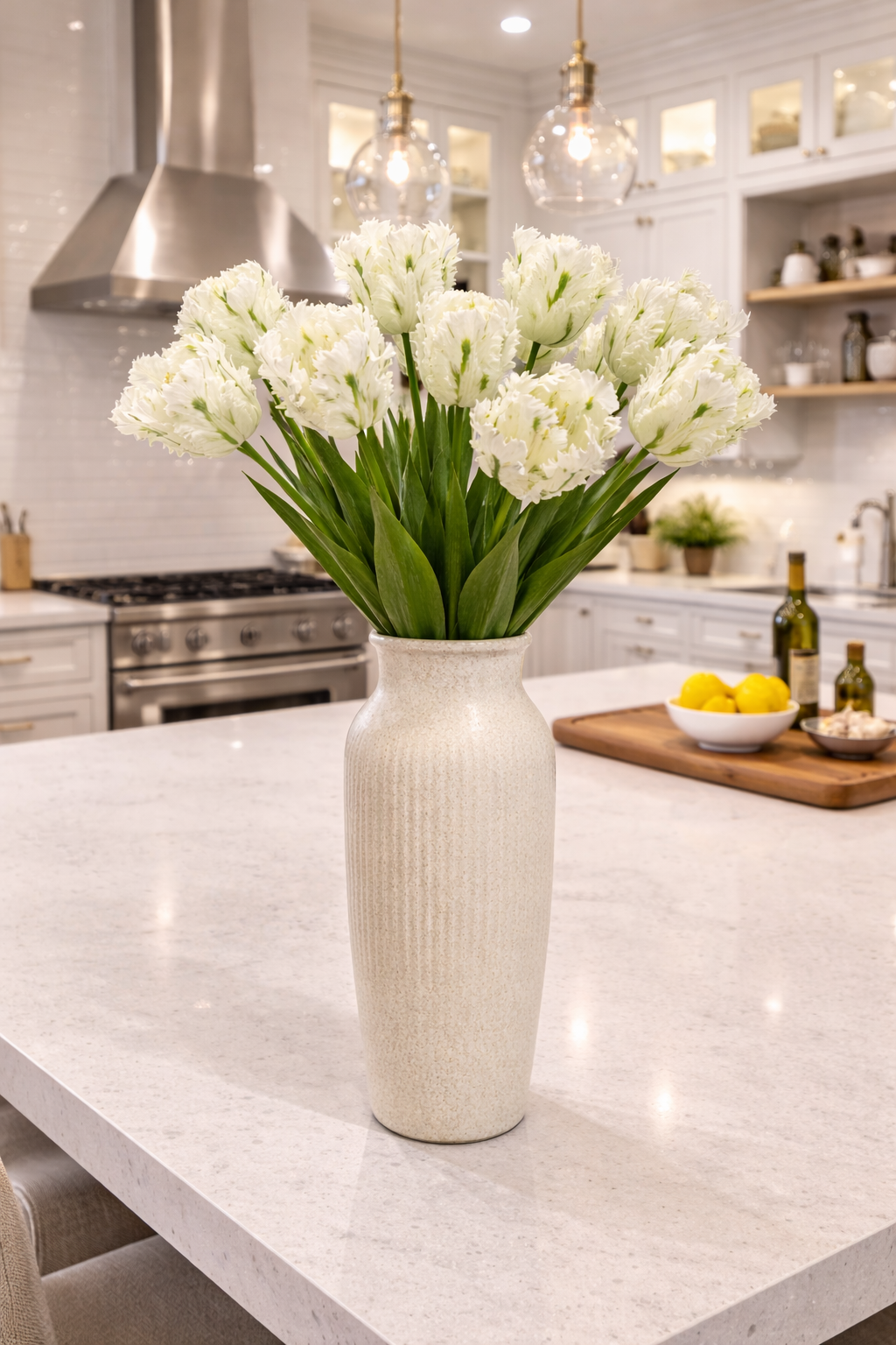 27" Artificial 3-D printed Soft Touch Parrot Tulip