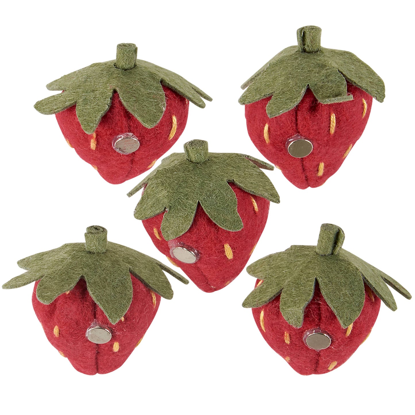 Strawberry Felt Magnets